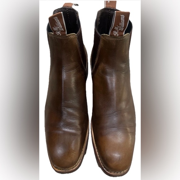 R.M Williams Craftsman Chelsea boot – caramel pull-up leather sz 8G 9 US - Picture 2 of 8